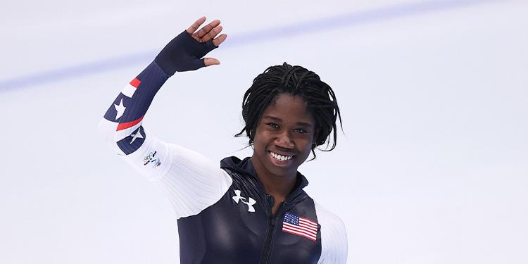 Erin Jackson First Black American to Win Gold at Winter Olympic Speedskating