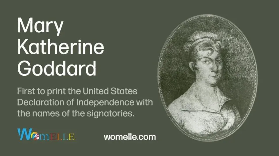The Life and Accomplishments of Mary Katherine Goddard